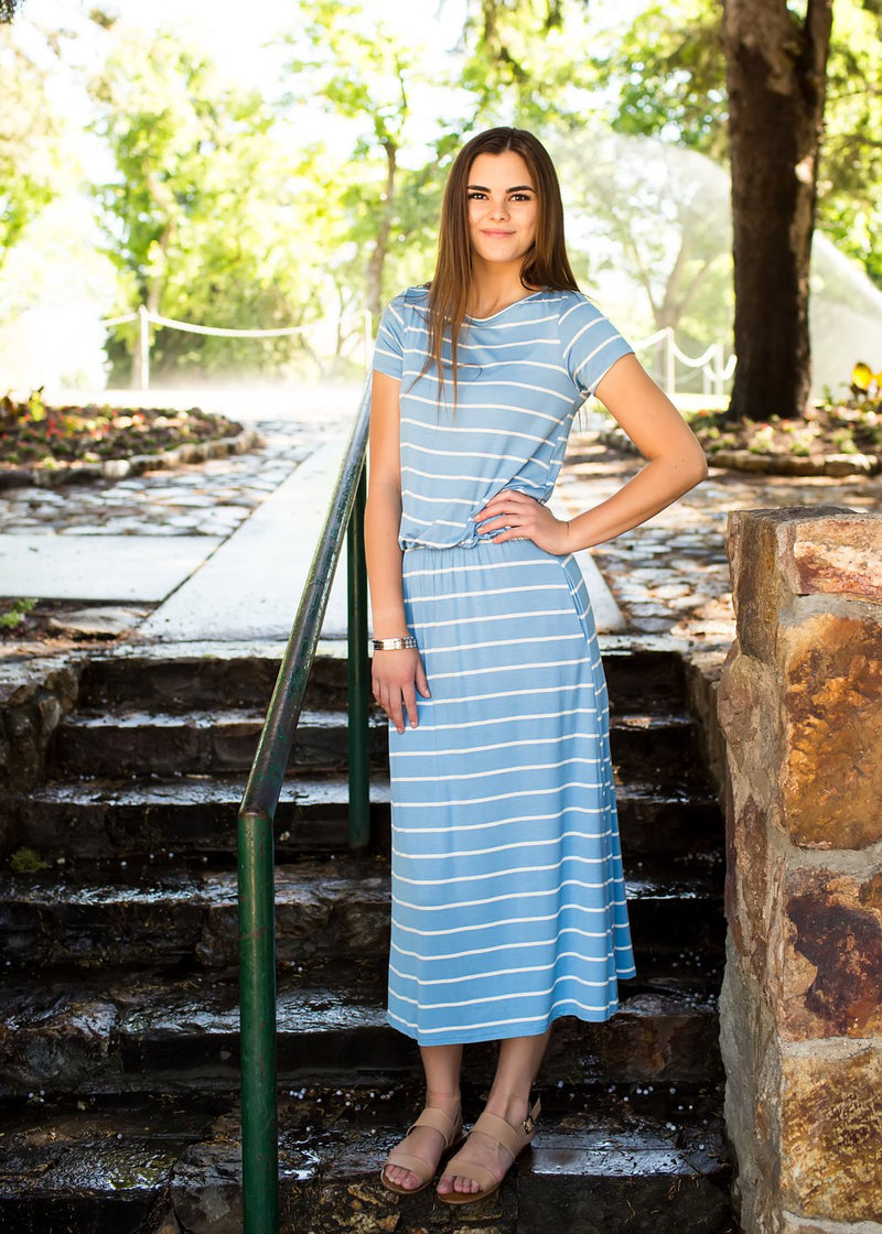 Everyday Striped Dress - Mimic Apparel