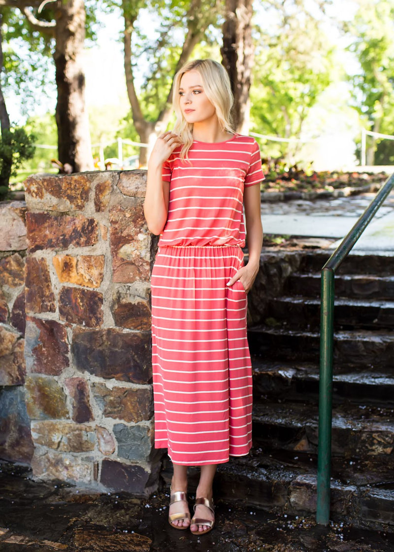 Everyday Striped Dress - Mimic Apparel