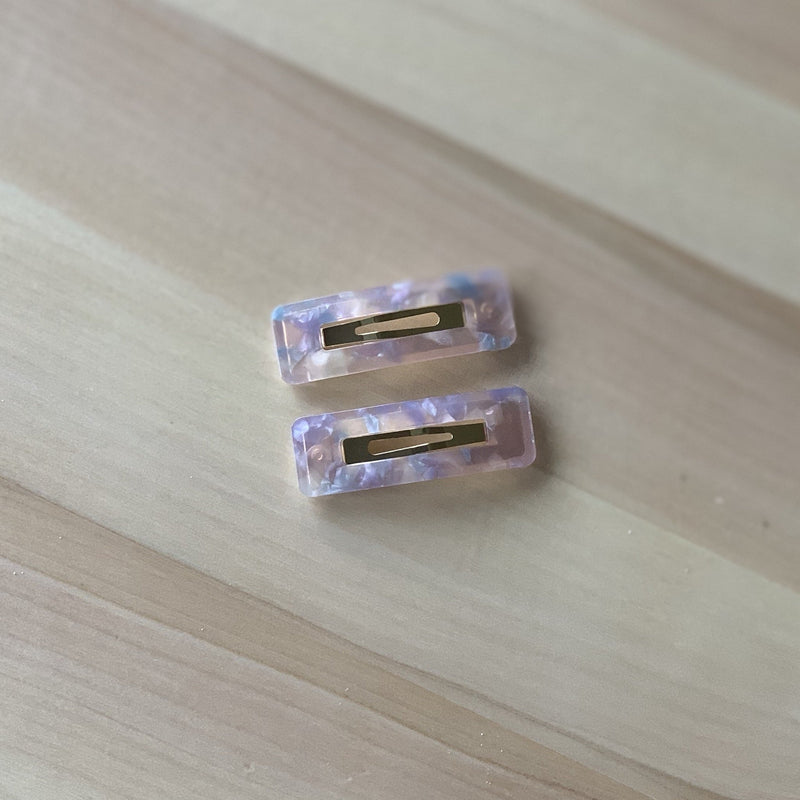 Barrette Pink Opal (2 pack) - Mimic Apparel