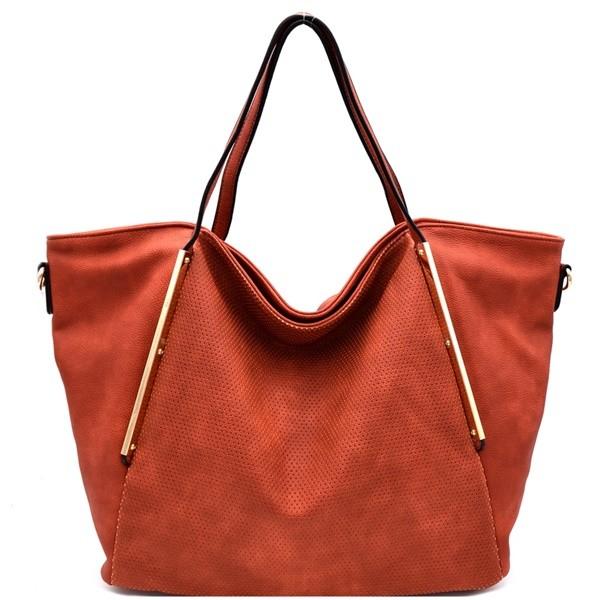 Burnt Orange Tote - Mimic Apparel