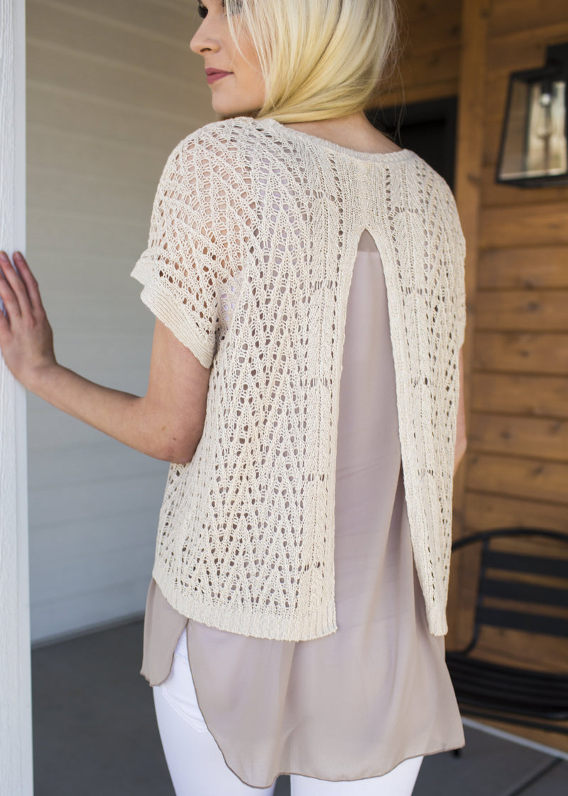 Chiffon Layered Top - Mimic Apparel