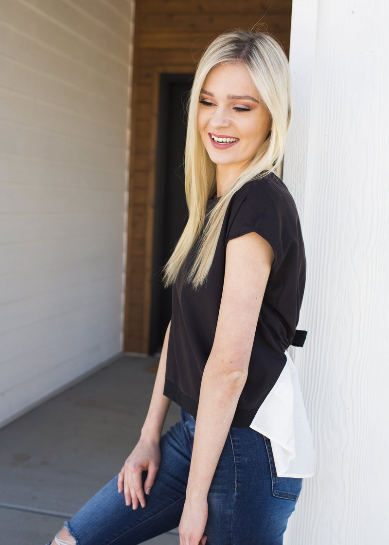 Jenny Tie Back Top - Mimic Apparel