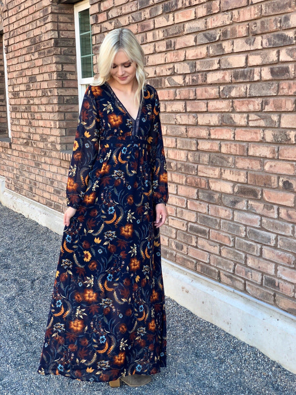 Olivia Floral Maxi - Mimic Apparel