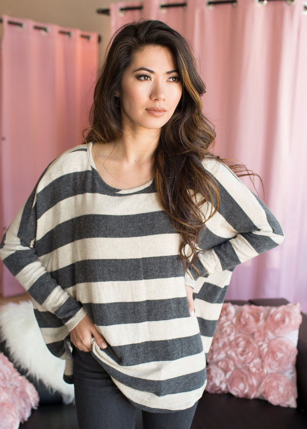 Holly Stripes Top - Mimic Apparel