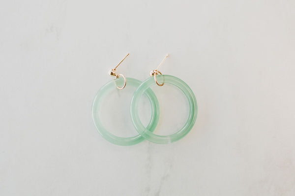 Acrylic Hoop Earrings - Mimic Apparel