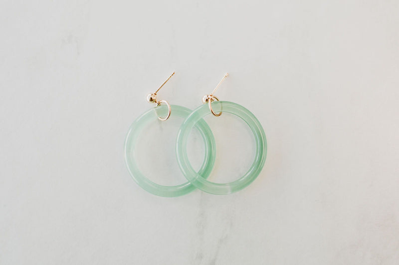 Acrylic Hoop Earrings - Mimic Apparel