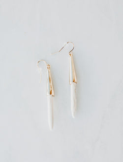 Natural Stone Drop Earrings - Mimic Apparel