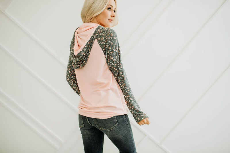 Vintage Mini Floral Hoodie - Mimic Apparel