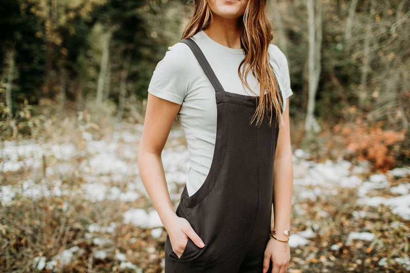 Lottie Gray Jumpsuit - Mimic Apparel