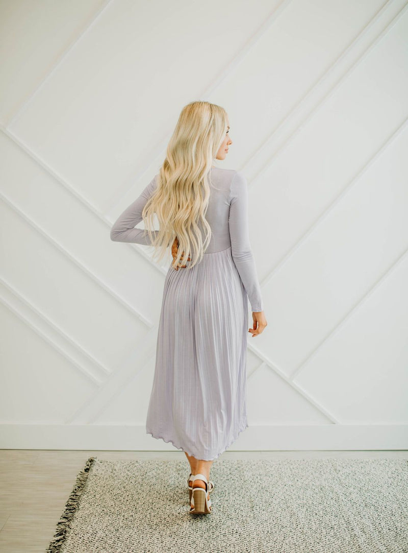 Larissa Lavender Dress - Mimic Apparel