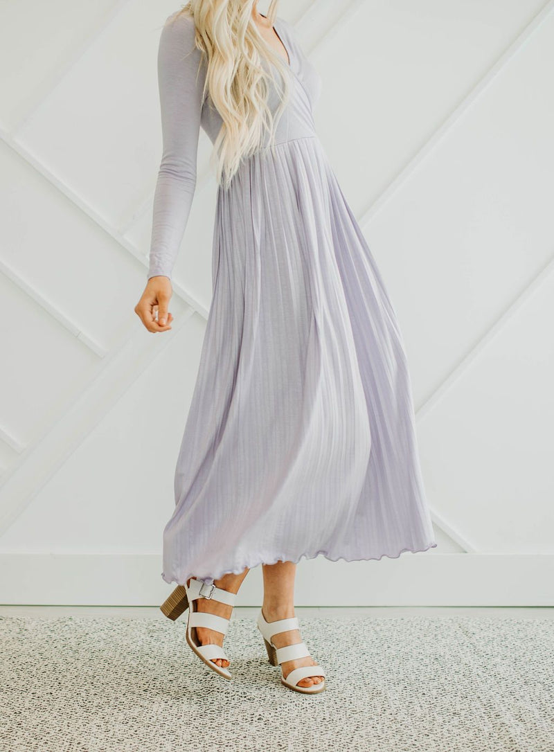 Larissa Lavender Dress - Mimic Apparel