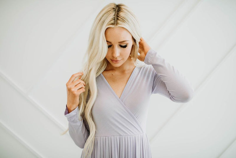 Larissa Lavender Dress - Mimic Apparel