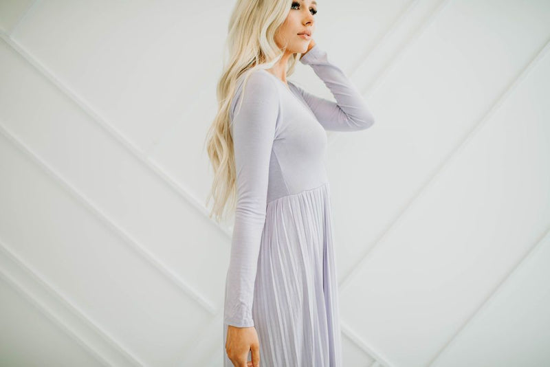 Larissa Lavender Dress - Mimic Apparel