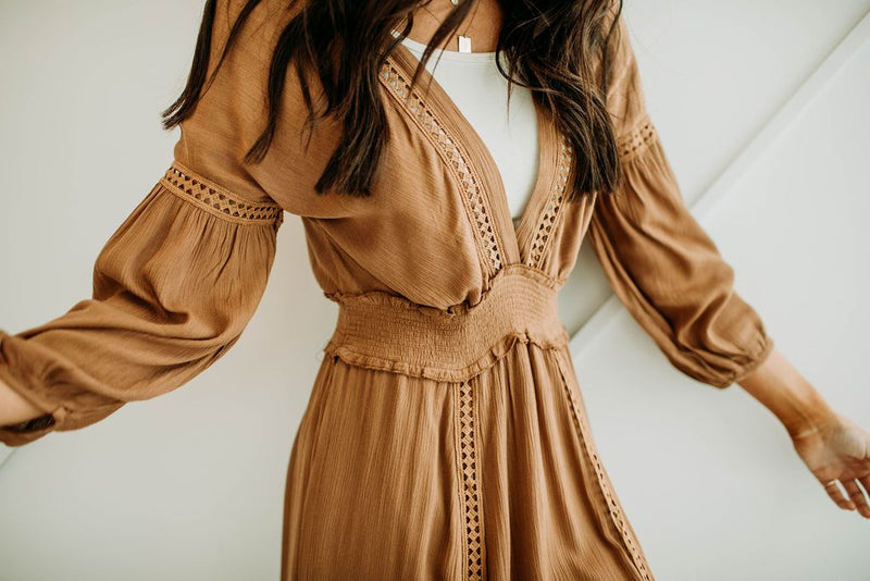 Butterscotch Maxi Dress - Mimic Apparel