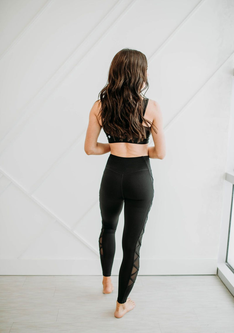 Midnight Mesh Legging - Mimic Apparel