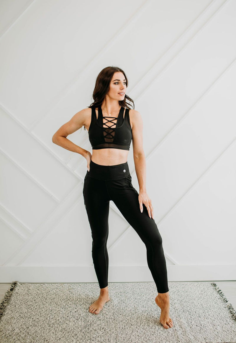 Midnight Mesh Legging - Mimic Apparel