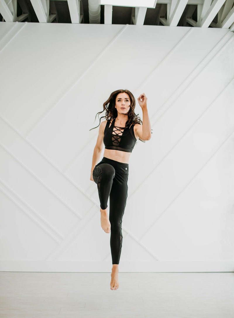 Midnight Mesh Legging - Mimic Apparel